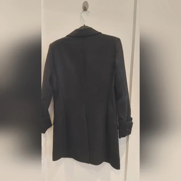 Smythe Stitched Cuff Two Tone Wool Blazer Size 6 - Picture 5 of 10